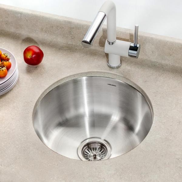 Quality 3-1/2'' Stainless Steel Single Bowl Sink Drop In Kitchen Sink 22 Gauge for sale