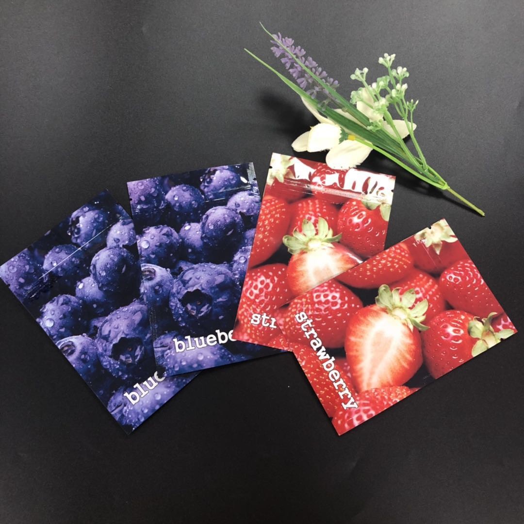 China Biodegradable Three Side Seal Pouch Herbal Incense Small Sachet k Plastic Runtz factory