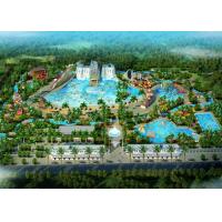 China Customized Amusement Water Park Fiberglass Water Slide Aqua Park Design factory