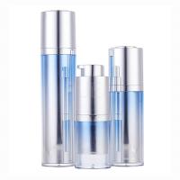 China Customized Airless Cosmetic Bottle 120ml With Dispenser Pump factory