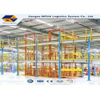 Quality Orange / Blue Custom Industrial Rack Mezzanine Steel Structure Space Optimizatio for sale