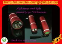 China 2011 cheapest aluminium high powered white led flashlight torch factory