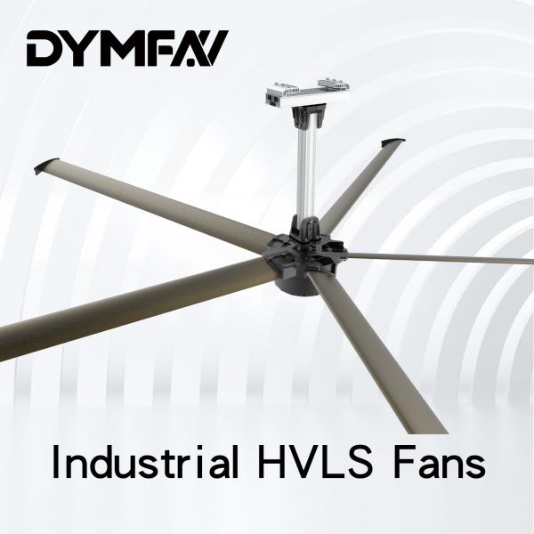 Quality 6.6m 1.5kw 5 Blades Industrial HVLS Fans For Warehouses for sale