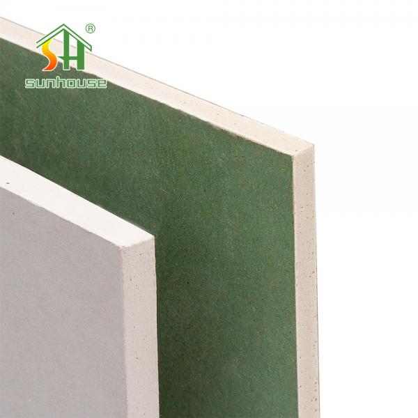 Quality 9mm Paper Gypsum Board , Moisture Resistant Sheetrock Waterproof for sale