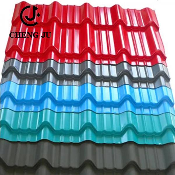 Quality Powder Coated Steel Roofing Sheets Color Coated Metal Galvanized Steel Roof for sale