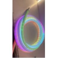 China Magic 24v woven cover 360 degree led neon flex tubing pixel rgbic neon lightings factory