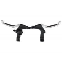 China Twist Shift Alloy Brake Lever , Mountain Bike Components Integraded Bell Design factory