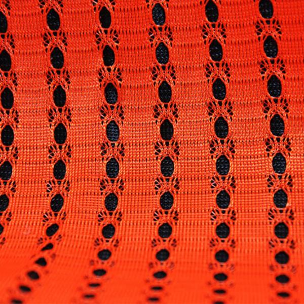 Quality 320gsm 75D Spacer Mesh Fabric Lightweight Polyester Mesh Fabric For Sportswear for sale