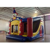 China Simple inflatable circus clown bouncy castle PVC material inflatable combo bouncer with slide inflatable jumping house factory