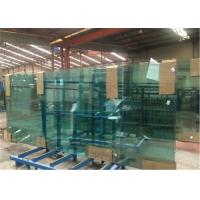 Quality 8mm/10mm/12mm Thick Tempered Safety Glass Door with Grooves / Holes for sale