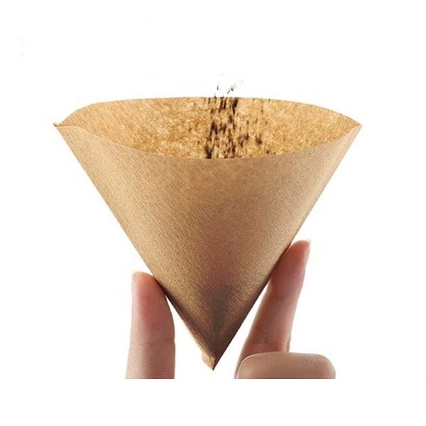 Quality Nature Unbleached Disposable Drip Coffee Filter Paper Filters V01 for sale