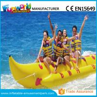 China Banana Boat Inflatable Water Toys / Water Towable Tube with Customized Size factory