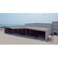 China Open Bays Metal Sheds Steel Structure Warehouse For Construction Material for sale