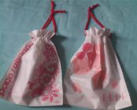 China Promotional Swimwear Drawstring Plastic Bags With Double Ropes factory