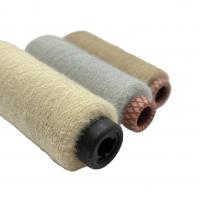 China Stock lot yarn dyed 1/13NM 100% nylon fluffy imitated mink yarn factory