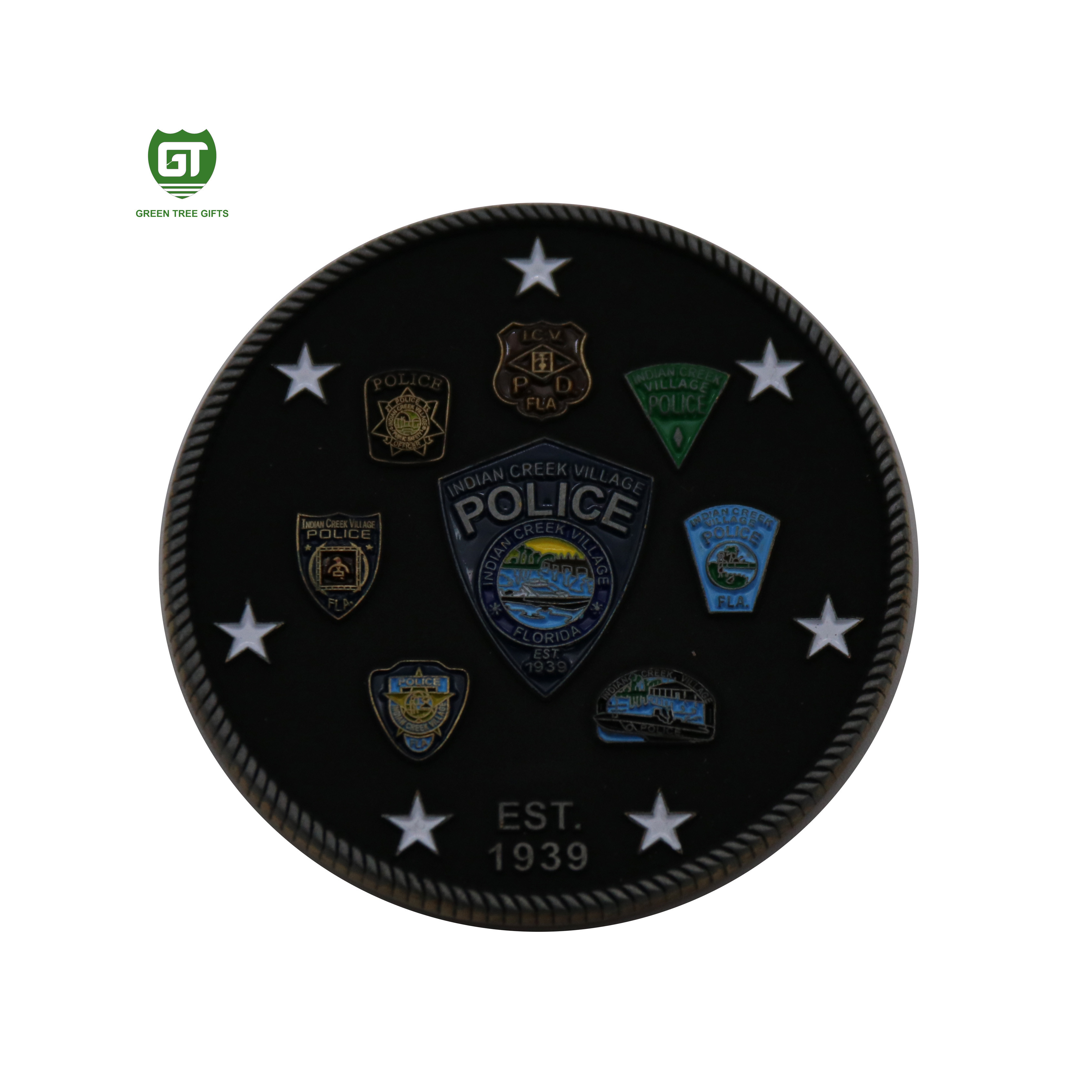 China Custom Design Professional wholesale factory police coin challenge factory