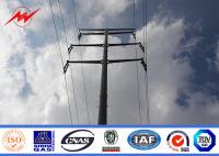 China 11kv Transmission / Distribution Galvanized Electrical Steel Power Pole 5m Height factory