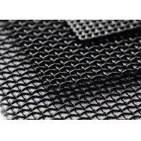 Quality Hard Black 4X4 304 Stainless Steel Diamond Wire Mesh 1-400mesh for sale