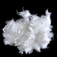 Quality Siliconized Recycled PSF Fiber , Soft Super Short Fiber 0.5D×12mm for sale