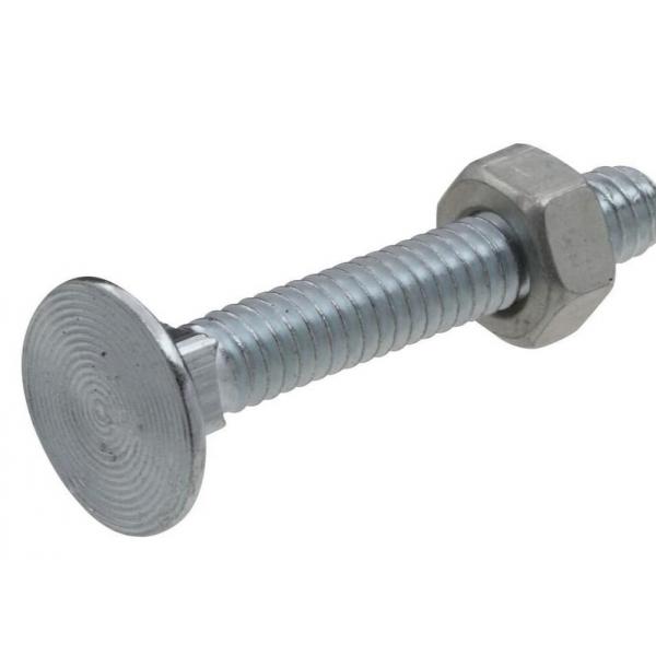 Quality Zinc Grade 8.8 Threaded Stud Bolts SGS Flat Stainless Steel Carriage Bolts for sale