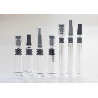 China Cosmetic Luer Lock Syringe , 1 Ml Syringe 5.0 Neutral Borosilicate Glass Material factory