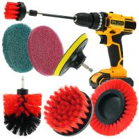 China Cordless Drill Brush Attachment Electric Scrubber 8Pcs Kit factory