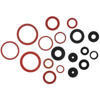 China Flat Round Custom Silicone Rubber Parts , Rubber Spacer Washer For Hose Plumbing Taps factory
