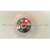 China Waterproof  Round Flashing LED Module for Kid 's Clothing , Shoes, Pillow factory