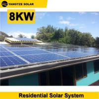 Quality Household 8KW Hybrid Solar System Kit Inverter RS232 Communication for sale