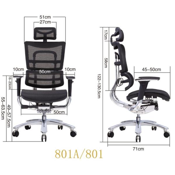 Quality Center Tilting Executive Ergonomic Home Office Chairs Height Adjustable for sale