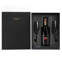 China Custom Logo Printed Champagne Flute Packaging Boxes Luxury Red Wine Glass Set Gift Box factory