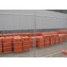 China temporary construction fence panels 2100mm x 2400mm Meet AUS and NZS 4687-2007 HDG to be 42 microns zinc factory