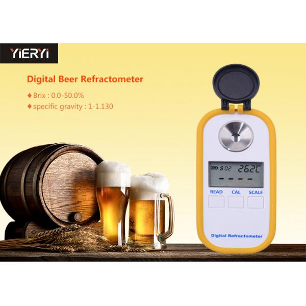 Quality 0-50% Handheld Pocket Digital Refractometer For Grape Wine Brewing for sale