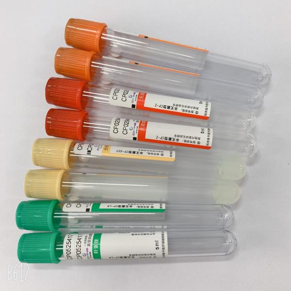 Quality Serum Plasma Sample Collection Tubes With BD Vacutainer Needle for sale