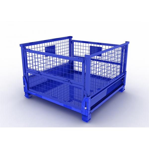 Quality 3000KG Warehouse Storage Shelves Lockable Storage Roll Wire Storage Cages for sale