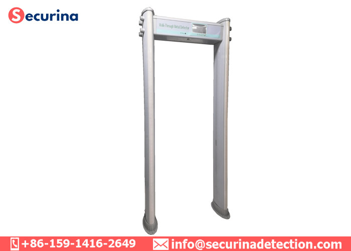 China Multi Detecting Zones Pass Through Metal Detector 100 Frequency With 2 LED Light factory