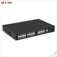 China 2 Port 30W 10/100M SFP Industrial Ethernet POE Switch factory