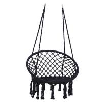 China Max 330Lbs hanging Living Room Office Chair Cotton Rope Hammock Swing Chair factory