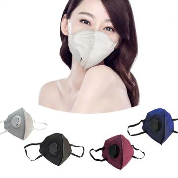 Quality Health ProtectiveFoldable FFP2 Mask / Safety Breathing Mask With Adjustable Nose for sale