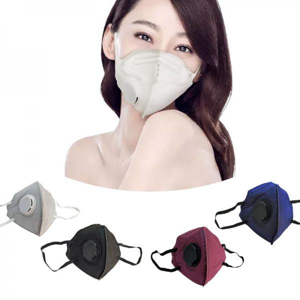 Quality Skin Friendly Folding FFP2 Mask / FFP2 Respirator Mask Personal Protective for sale