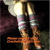 China boots socks, Leg warmers, thick warm wool, acrylic, blend female loose, socks boots factory