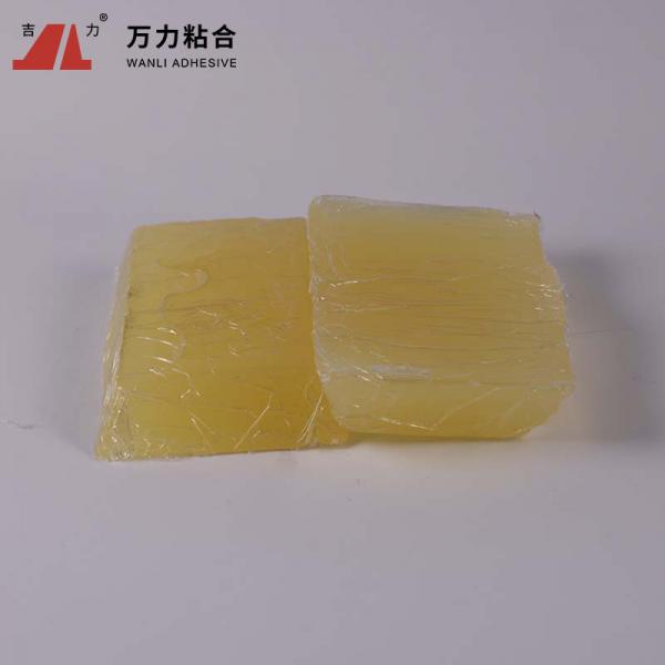Quality Transparent Yellowish Hot Melt Packaging Adhesive Label Heat Seal Glue TPR-7606 for sale