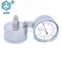 China Stainless Steel 316 Gas Pressure Test Gauge For Oxygen And Acetylene High Accuracy factory