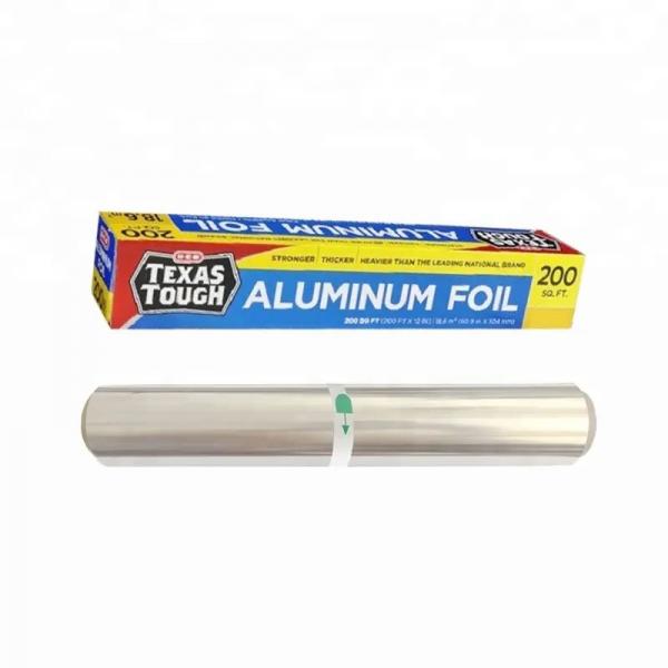 Quality Food Grade 45cm Kitchen Paper Aluminum Foil Roll Customizable for sale