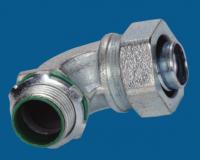 China Waterproof Malleable Iron Fittings 90 Degree Liquid Tight Connector Fire Resistance factory