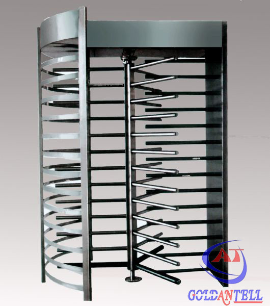 Quality Stainless Steel Security Full Height Turnstile Gate with Electric Mechanical Management for sale