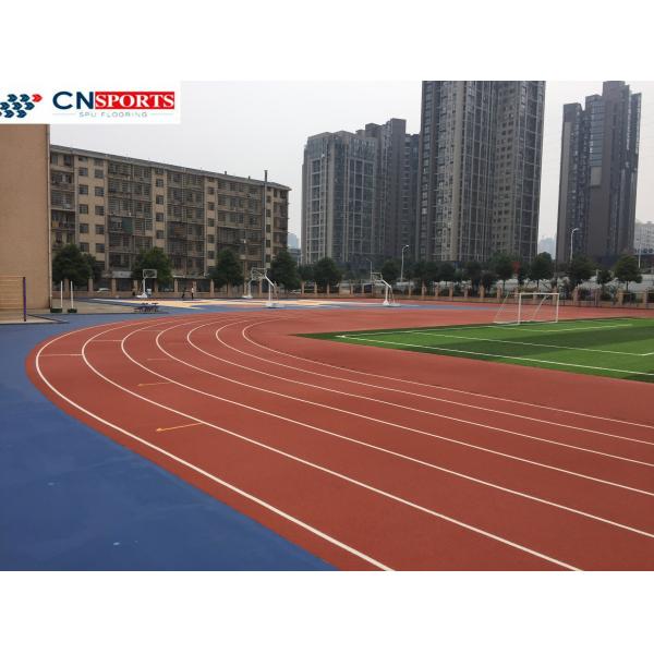 Quality 10mm Rubber Running Track Wear Resistance Color EPDM Surface for sale
