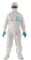China Against Ebola Virus Disposable Paint Suit Coverall Anti Virus EN14126 factory