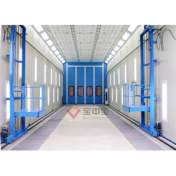 Quality 3D Lift Working Platform for Customized Bus Paint Booth Drive throught Spray for sale