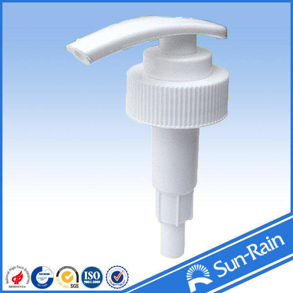 Quality Plastic white ribbed 28/400 28/410 28/415  lotion pump hand sanitizer dispenser for sale